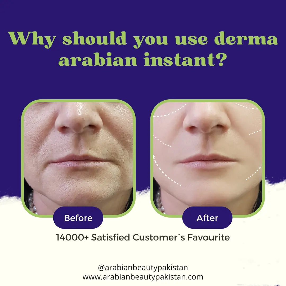 Derma Arabian Instant Whitening & Brightening Serum - Combat Dark Spots & Achieve Even Tone - Repair Wrinkles- Reduce Freckles