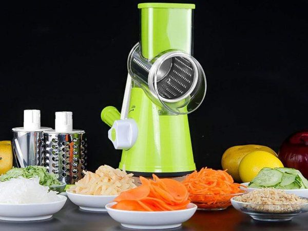 Mandoline Vegetable Cutter, Chopper, Slicer & Table Top Drum Cutter (random Color)