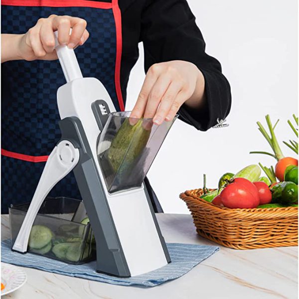 Mandoline Vegetable Cutter, Chopper, Slicer & Table Top Drum Cutter (random Color)